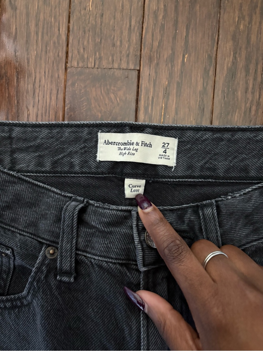 Abercrombie curve love wide-leg jeans - Picture 5 of 5